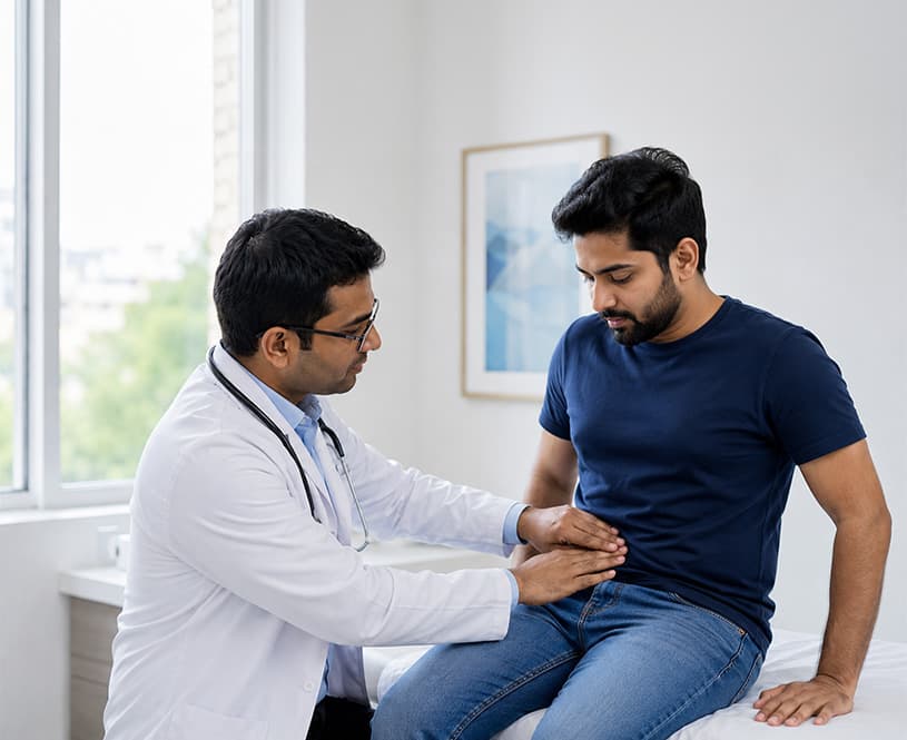 Patient receiving supervised liver and biliary rehabilitation care at 2050 Rehab Care