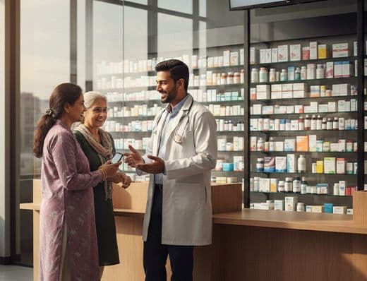 Pharmacy support for multispeciality OPD consultations